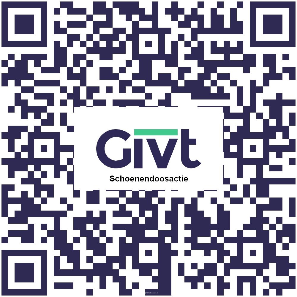 QR Schoenendoosactie